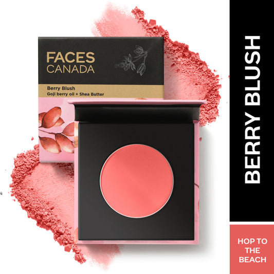 Faces Canada Berry Blush - Hop To The Beach 01|4 gms|MRP 349