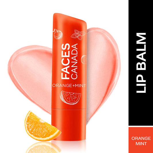 Faces Canada Vitamin C Lip Balm � Orange Mint|4.5 gms|MRP 175