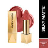 Faces Canada Comfy Silk Obsession Lipstick - Assertive Nude 05|4 gms|MRP 1199