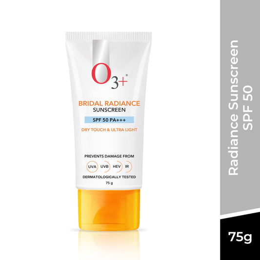O3+ Bridal Radiance Sunscreen Spf 50 |75 gms|MRP 499