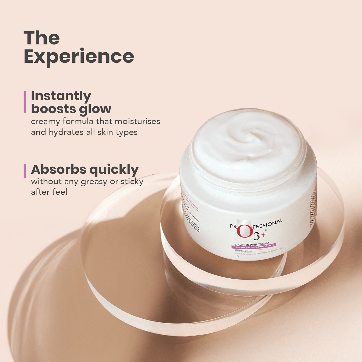 O3+ Night Repair Cream Brightening|50 gms|MRP 955