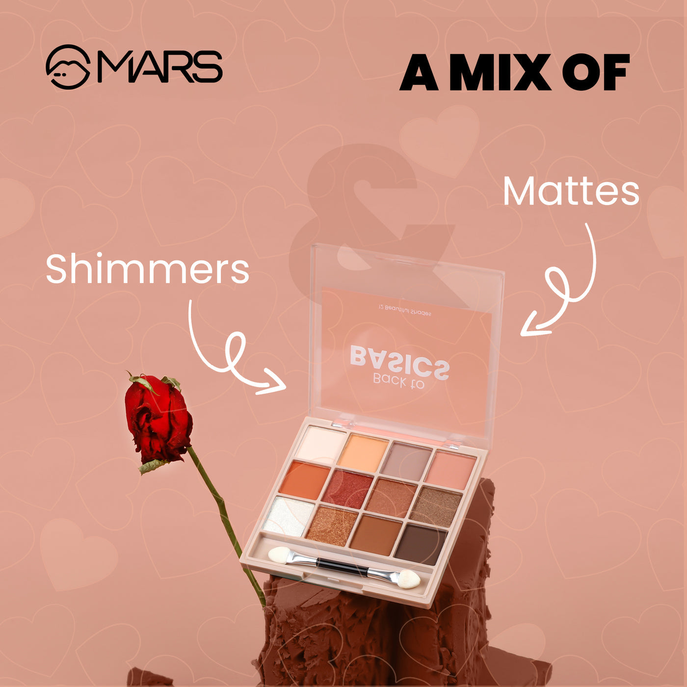 Mars Eyeshadow Palette | Back to Basics 02|14.4 gms|MRP 299