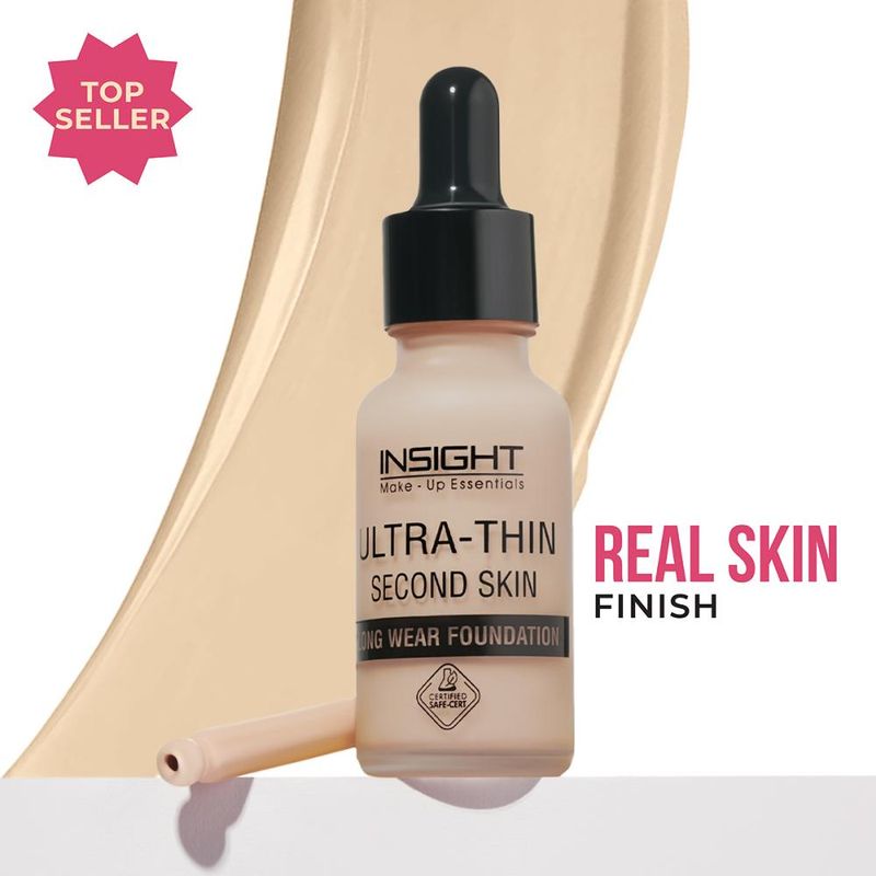 Insight Ultra-Thin Second Skin Long Wear Foundation Sunbeige|100 gms|MRP 240