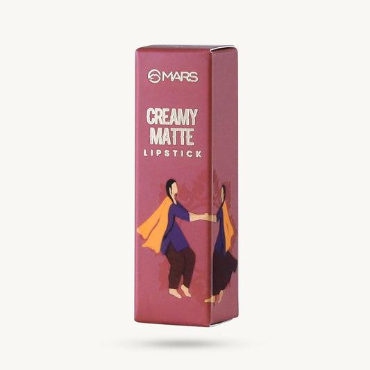 Mars Creamy Matte Lipstick 21 Giddha Glow|3.2 gms|MRP 199