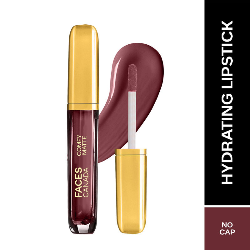 Faces Canada Comfy Matte Liquid Lipstick - NO Cap 32|3.8 ml|MRP 449