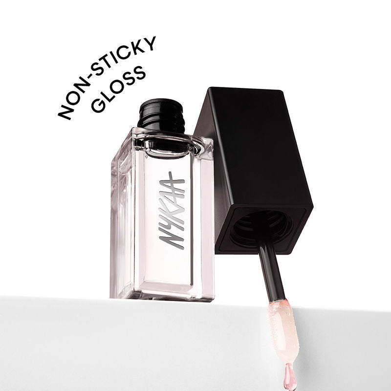 Nykaa Gloss It Up! High Shine Transparent Lip Gloss - Clear-ly Giving - 10|5 ml|MRP 550