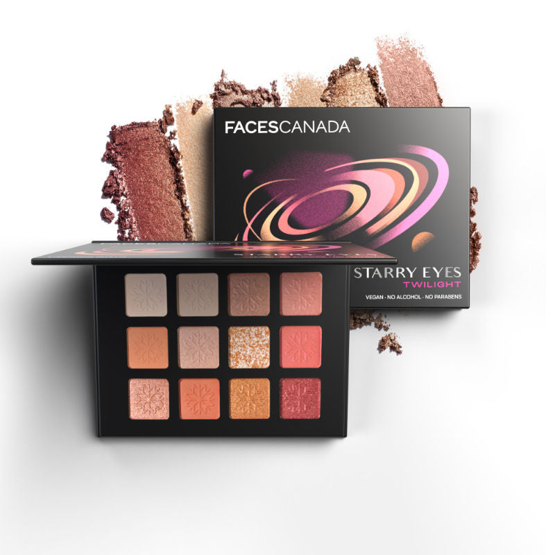 Faces Canada Starry Eyes Shadow Palette - Twilight 02|16 gms|MRP 999