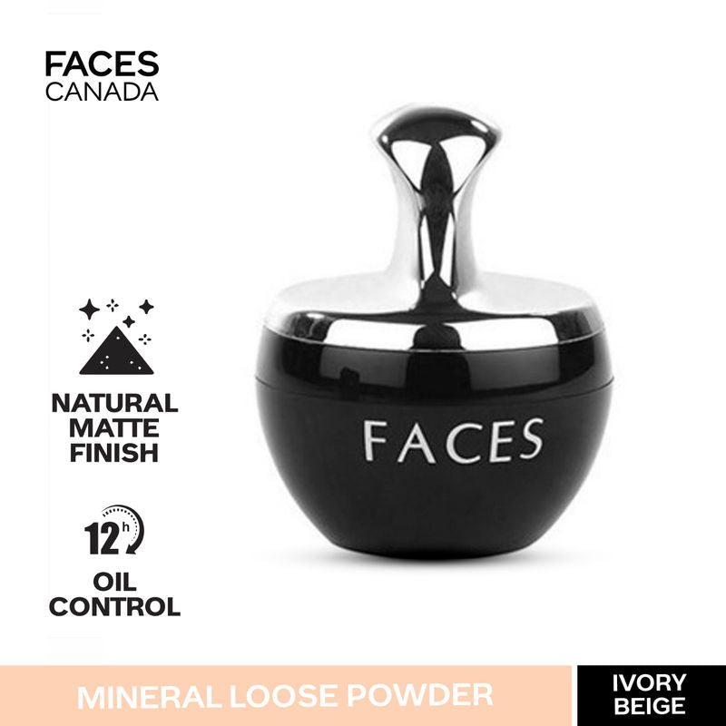 Faces Canada Mineral Loose Powder - Ivory Beige 02|7 gms|MRP 799