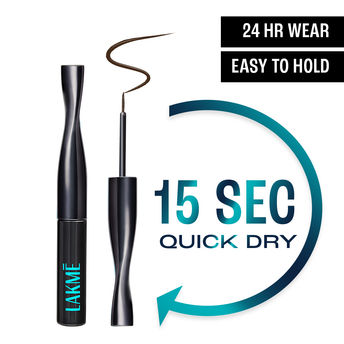 Lakm? 9 to 5 Eyeconic Liquid Eyeliner - Medium Brown|4.5 ml|MRP 299