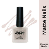 Nykaa Matte Nail Enamel Polish - Corny Creampuff 154|9 ml|MRP 229