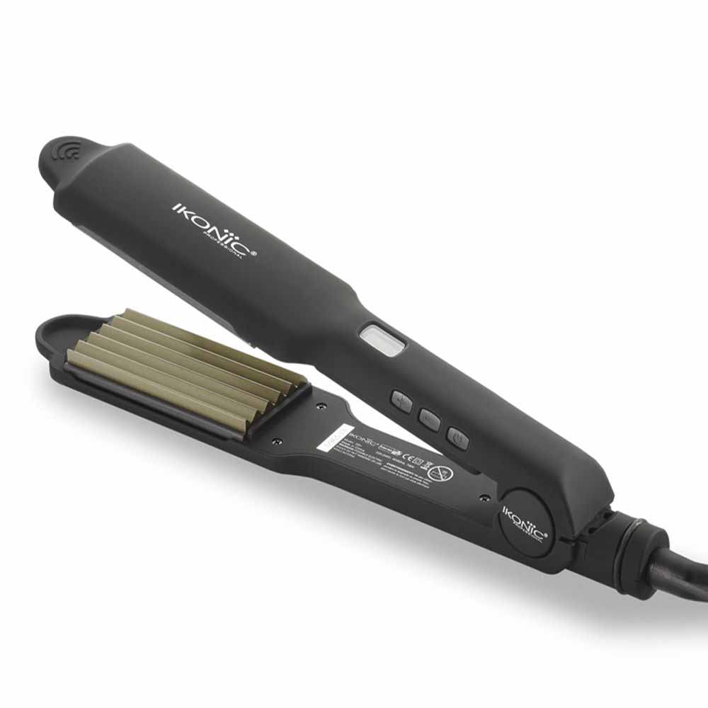 Ikonic Professional S9 Hair Crimper - Black|MRP 6100