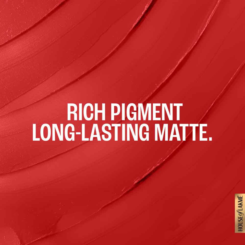 Lakmï¿½ Forever Matte Lipstick ï¿½ Red Blaze|4.5 gms|MRP 349