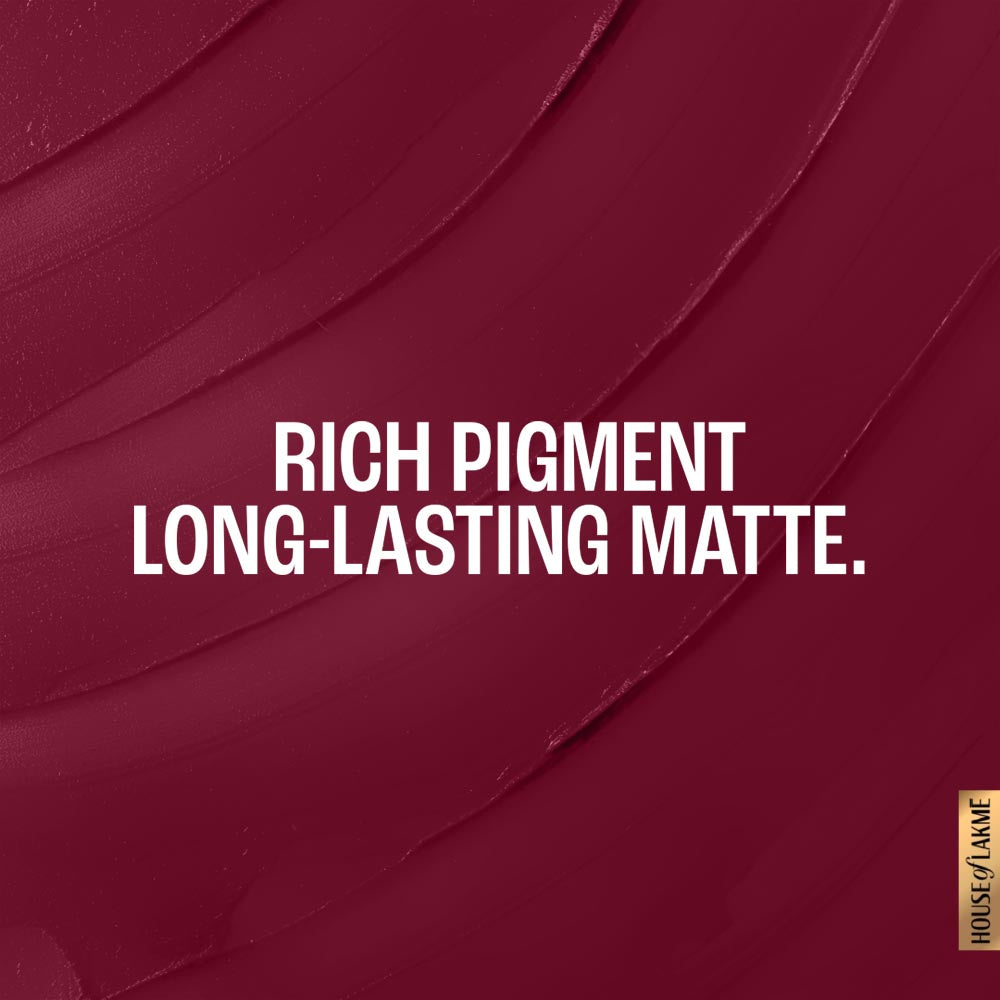 Lakmï¿½ Forever Matte Lipstick ï¿½ Plum Obsession|4.5 gms|MRP 349