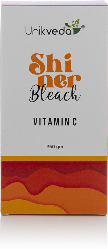 Unikveda Whitening Shiner Bleach, professional face bleach, even tone skincare, salon bleach formula