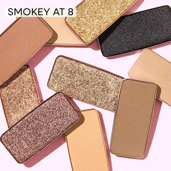 Nykaa Eyes On Me! 10-in-1 Eyeshadow Palette - Smokey at 8!|12 gms|MRP 699
