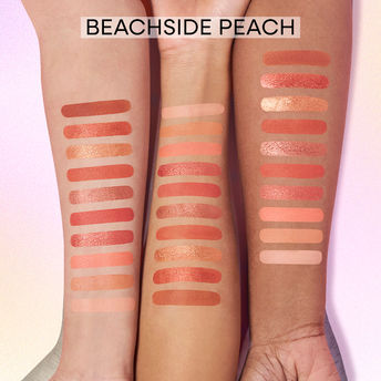 Nykaa Eyes On Me! 10-in-1 Eyeshadow Palette - Beachside Peach|12 gms|MRP 699