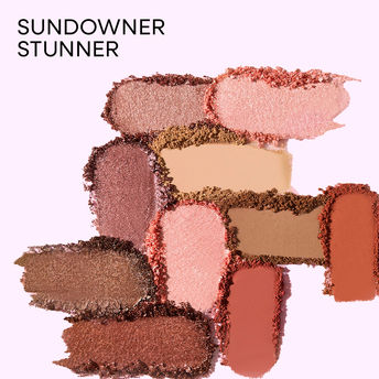 Nykaa Eyes On Me! 10-in-1 Eyeshadow Palette - Sundowner Stunner|12 gms|MRP 699