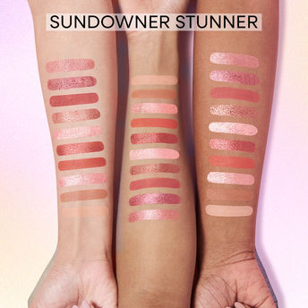 Nykaa Eyes On Me! 10-in-1 Eyeshadow Palette - Sundowner Stunner|12 gms|MRP 699