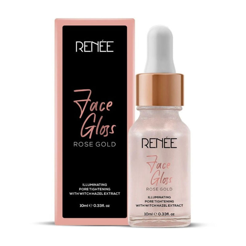 Renee Face Gloss With Hyaluronic Acid - Rose Gold|10 ml|MRP 599