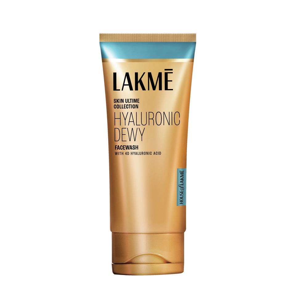 Lakme Hyaluronic Dewy Facewash with 4D Hyaluronic Acid f|100 gms|MRP 399