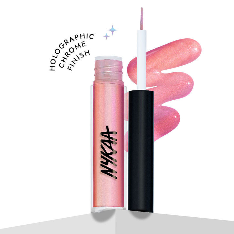 Nykaa Stardust Dual Chrome Eyeliner with Holographic Finish - Metaverse|1.6 ml|MRP 449