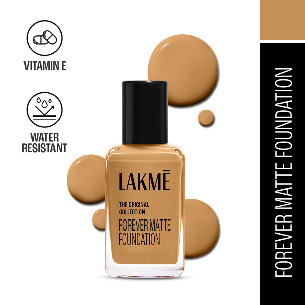 Lakm? Forever Matte Foundation -  Natural Cinnamon|27 ml|MRP 225