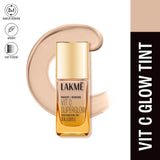 Lakme Vitamin C Superglow Skin Perfecting Tint ï¿½ W120  Warm Crï¿½me|25 ml|MRP 399