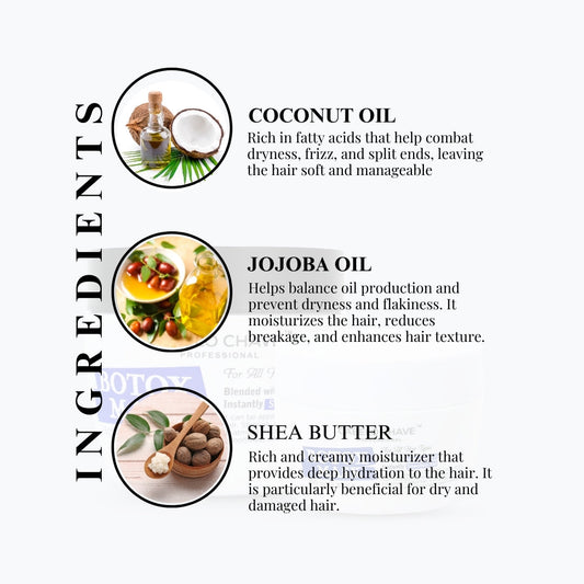 Cabelo Chave Botox Hair Mask For Deep Conditioning & Softens Hair Treatment 500ml