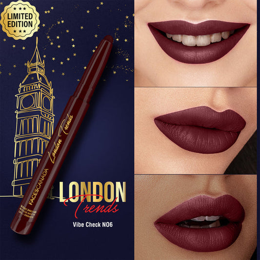 Faces Canada Ultime Pro HD Intense Matte Lips + Primer - Vibe Check N06|1.4 gms|MRP 899