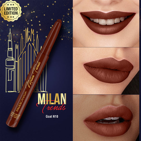 Faces Canada Ultime Pro HD Intense Matte Lips + Primer � GOAT N10|1.4 gms|MRP 899