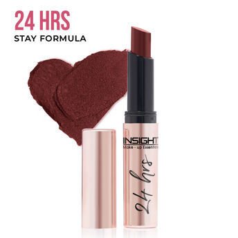 Insight 24 Hrs Non Transfer Matte Lipstick 11 Red Seeker|3 gms|MRP 295