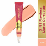 Faces Canada 3 in 1 Flawless Matte Corrector - Peach|15 gms|MRP 799