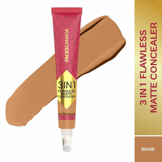 Faces Canada 3 in 1 Flawless Matte Corrector - Beige|15 gms|MRP 799