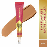 Faces Canada 3 in 1 Flawless Matte Corrector - Beige|15 gms|MRP 799