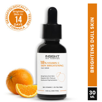 Insight 18% Vitamin C Skin Brightening Face Serum|30 ml|MRP 549