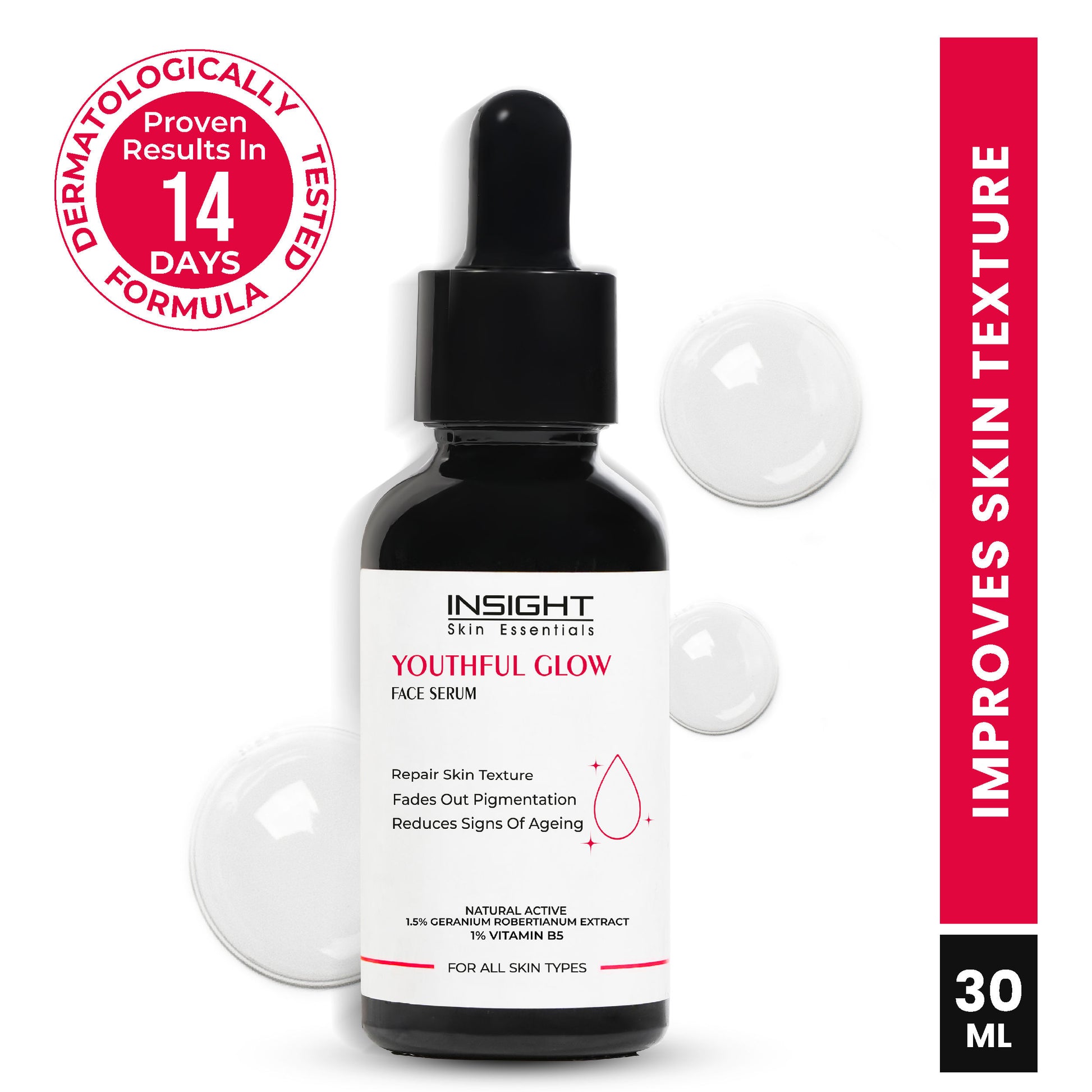 Insight Youthful Glow Face Serum|30 ml|MRP 299