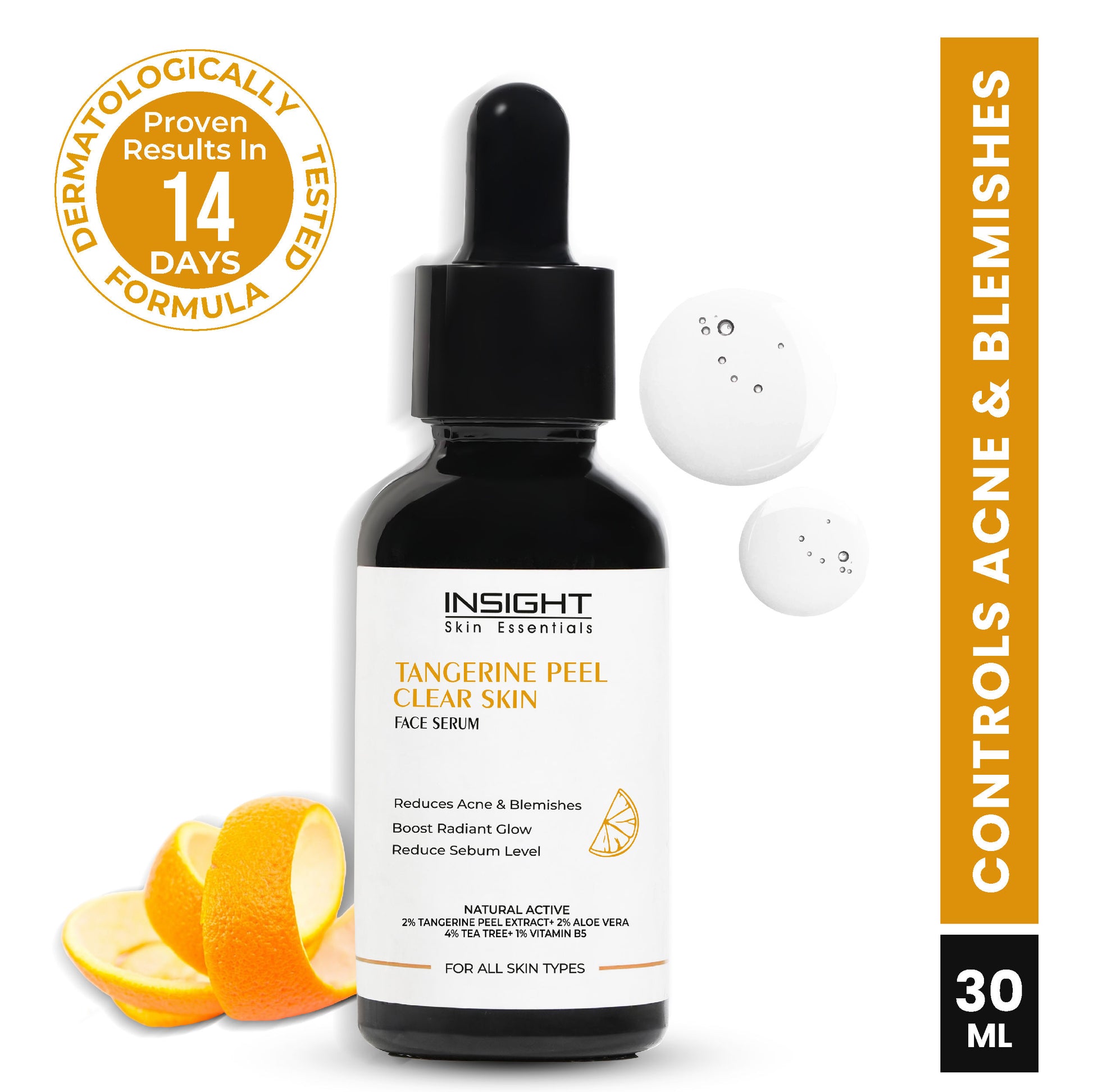 Insight Tangerine Peel Clear Skin Face Serum|30 ml|MRP 299