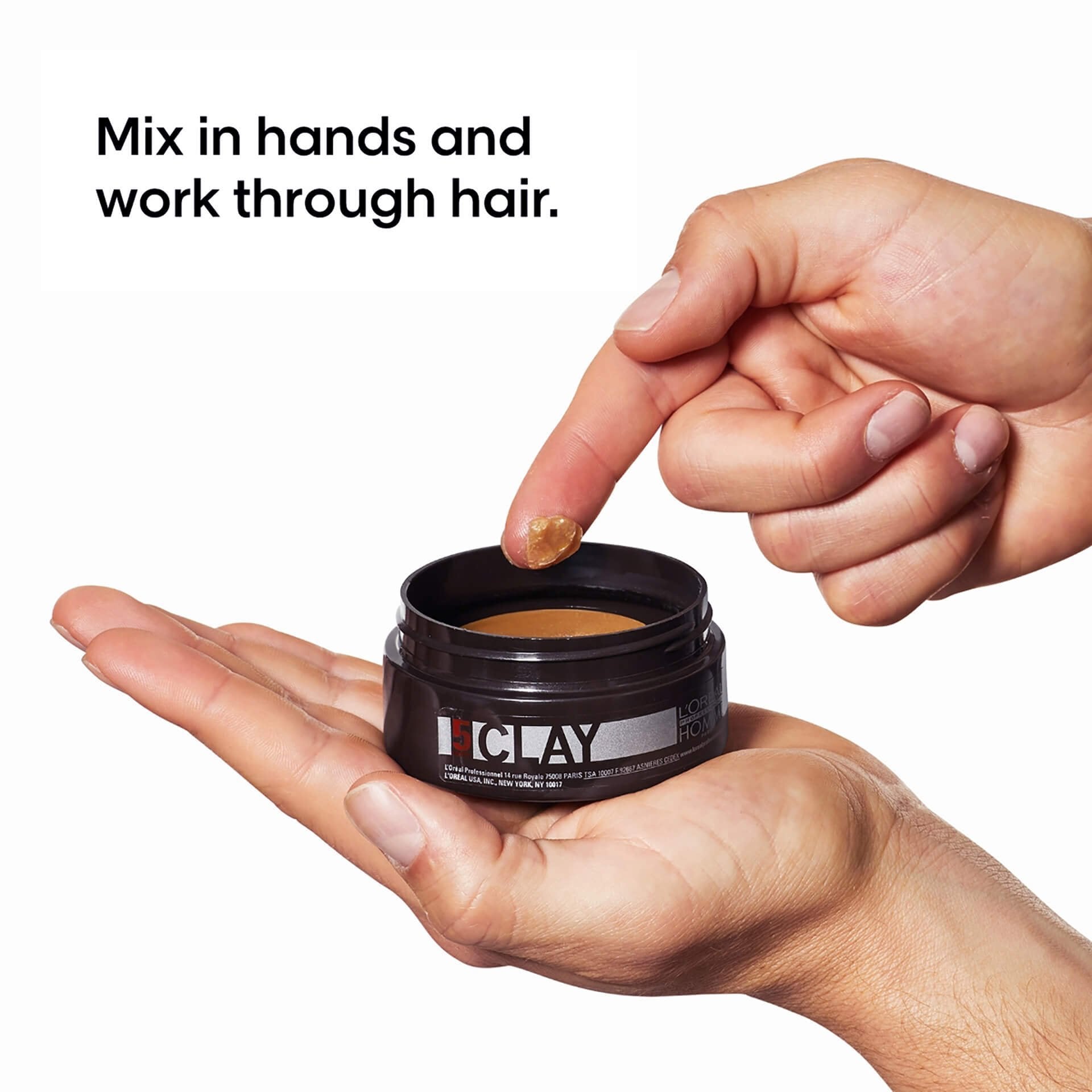 L'Oreal Professionnel Homme 5 Clay Strong Hold Matt Clay|50 ml|MRP 850