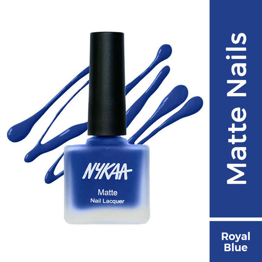 Nykaa Matte Nail Enamel Polish - Blueberry Compote 119|9 ml|MRP 229