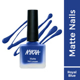 Nykaa Matte Nail Enamel Polish - Blueberry Compote 119|9 ml|MRP 229
