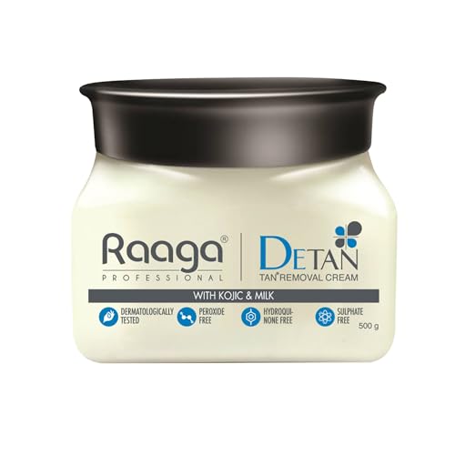 Raaga Professional De-Tan Removal Cream 500g for brighter skin