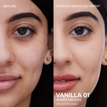 Nykaa All Day Matte Long Wear Liquid Foundation For Normal To Combination Skin - Vanilla 02|30 ml|MRP 649
