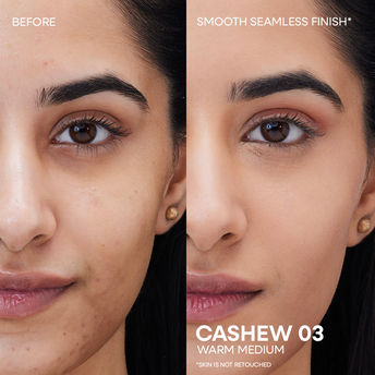 Nykaa All Day Matte Long Wear Liquid Foundation For Normal To Combination Skin - Cashew 03|30 ml|MRP 649