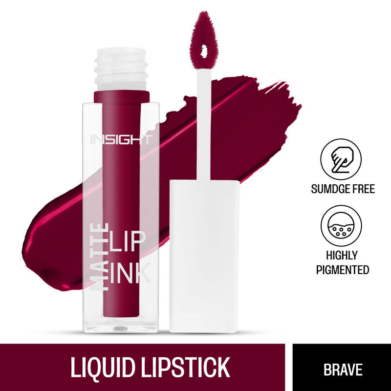 Insight Matte Lip Ink 09 Brave|4 gms|MRP 155