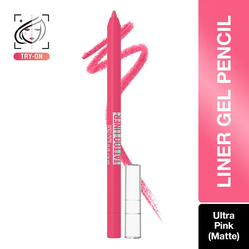 Maybelline New York Tattoo Liner Gel Pencil � Ultra Pink|1.2 gms|MRP 499