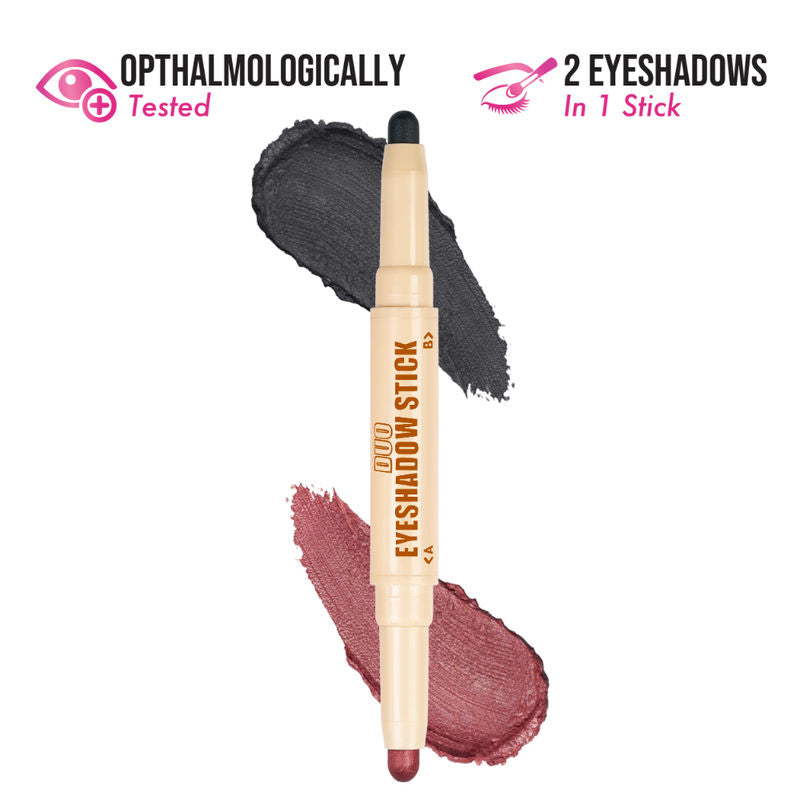 Insight Duo Eyeshadow Stick � 01 Charcoal Charm & Blush|2 gms|MRP 280