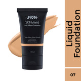 Nykaa SkinShield Anti-Pollution Matte Foundation for Oily Skin - Hot Honey-07|30 ml|MRP 799