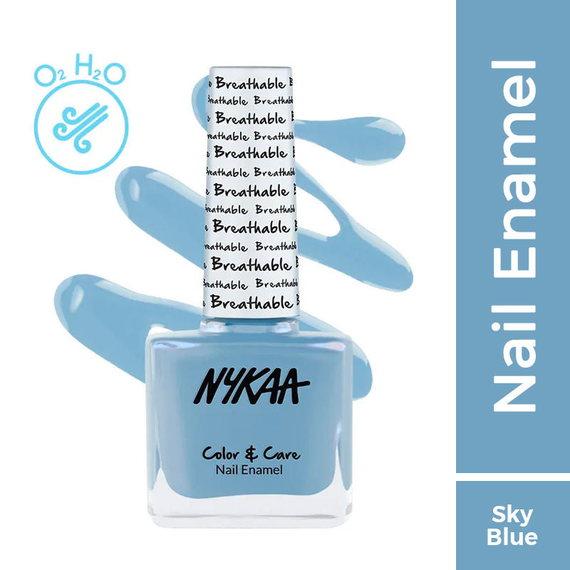 Nykaa Breathable Nail Enamel - Sea Breeze - 328|9 ml|MRP 229