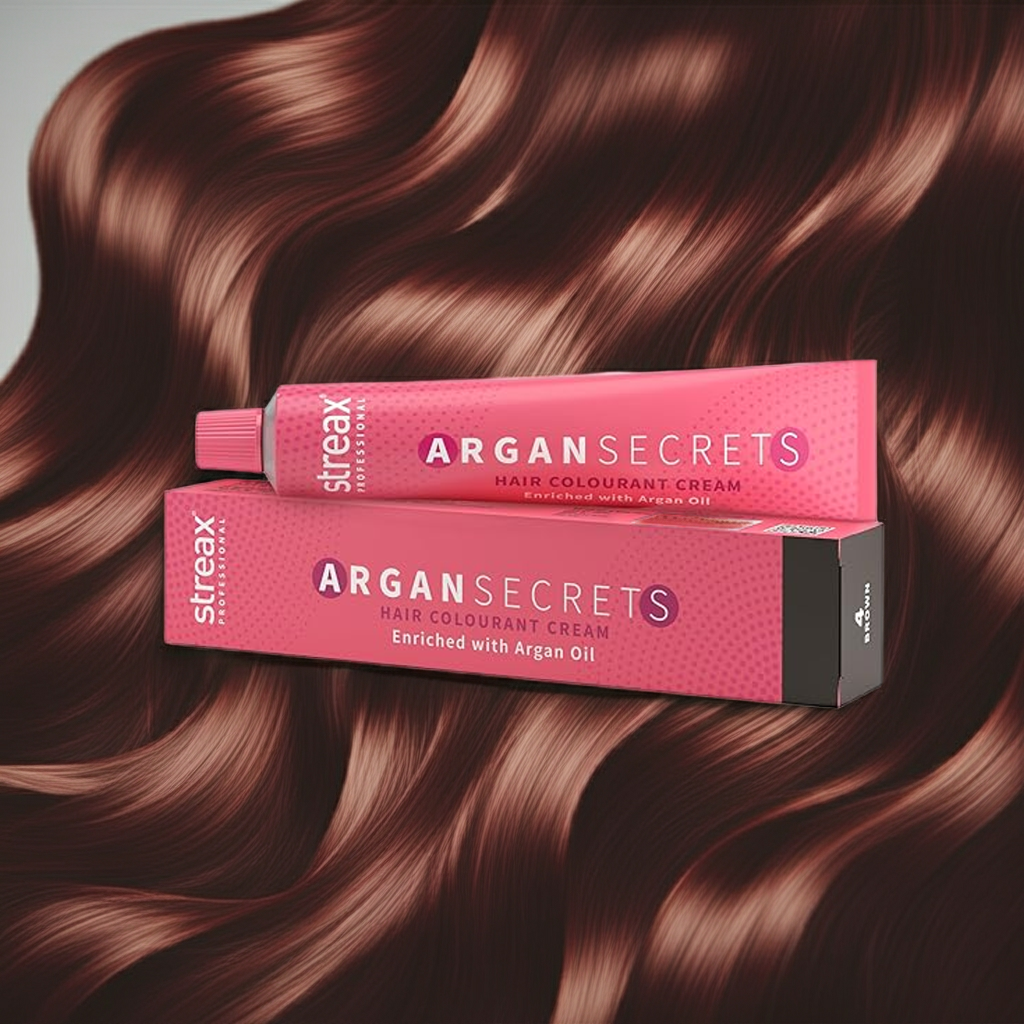 Streax Professional Argan Secrets Hair Colourant Cream - Soft Black