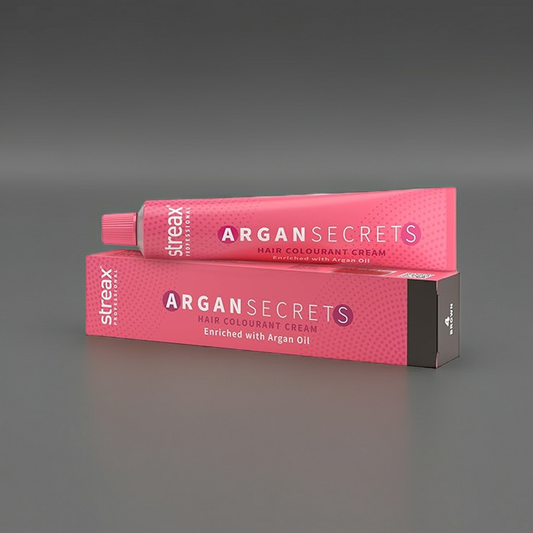 Streax Professional Argan Secrets Hair Colourant Cream - Soft Black